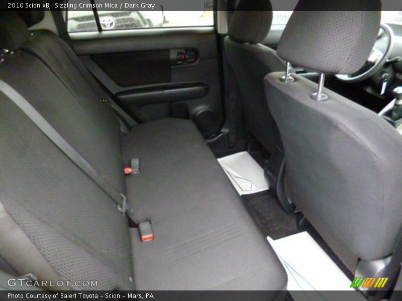Sizzling Crimson Mica / Dark Gray 2010 Scion xB