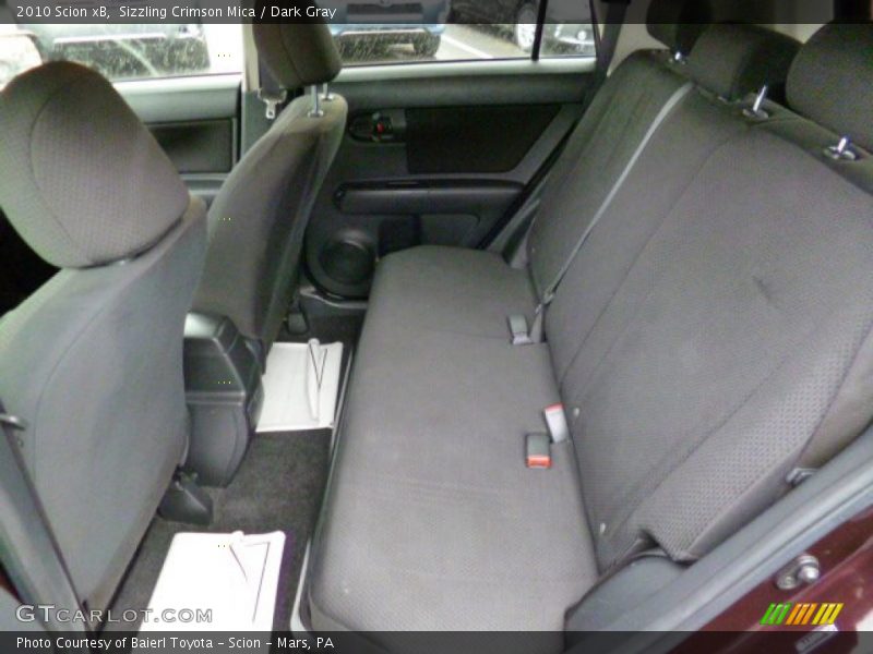 Sizzling Crimson Mica / Dark Gray 2010 Scion xB