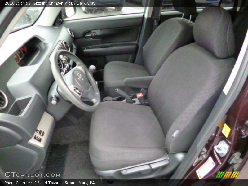 Sizzling Crimson Mica / Dark Gray 2010 Scion xB