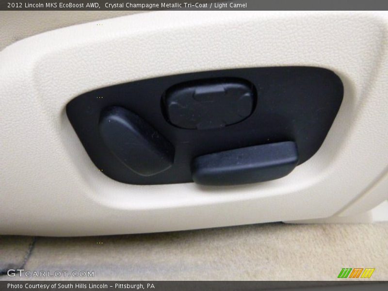 Crystal Champagne Metallic Tri-Coat / Light Camel 2012 Lincoln MKS EcoBoost AWD