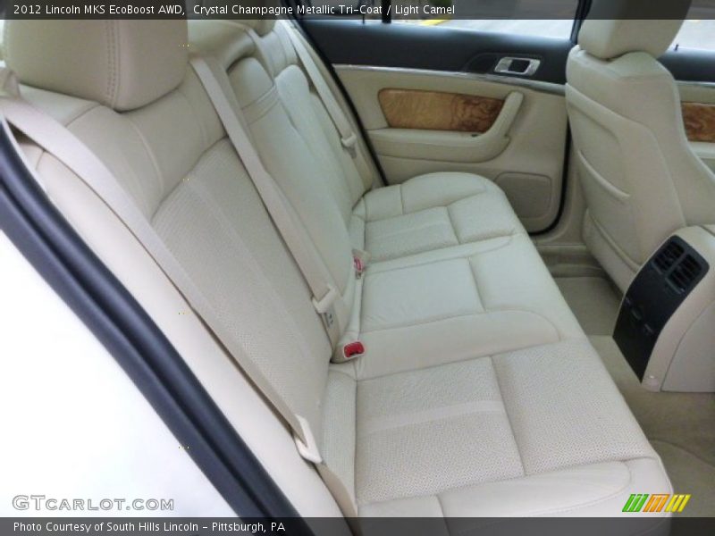 Crystal Champagne Metallic Tri-Coat / Light Camel 2012 Lincoln MKS EcoBoost AWD