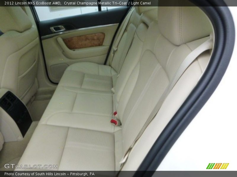 Crystal Champagne Metallic Tri-Coat / Light Camel 2012 Lincoln MKS EcoBoost AWD
