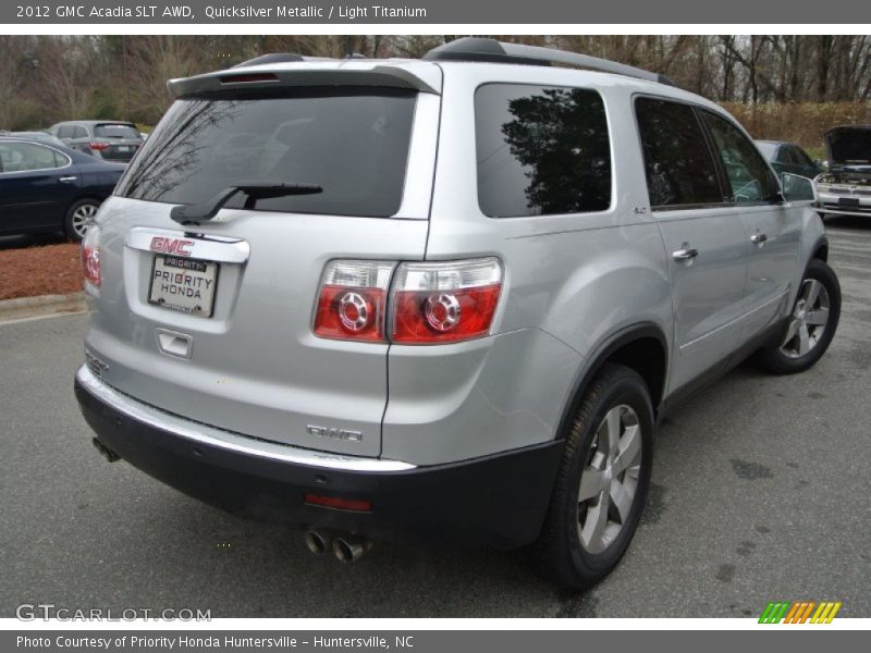 Quicksilver Metallic / Light Titanium 2012 GMC Acadia SLT AWD