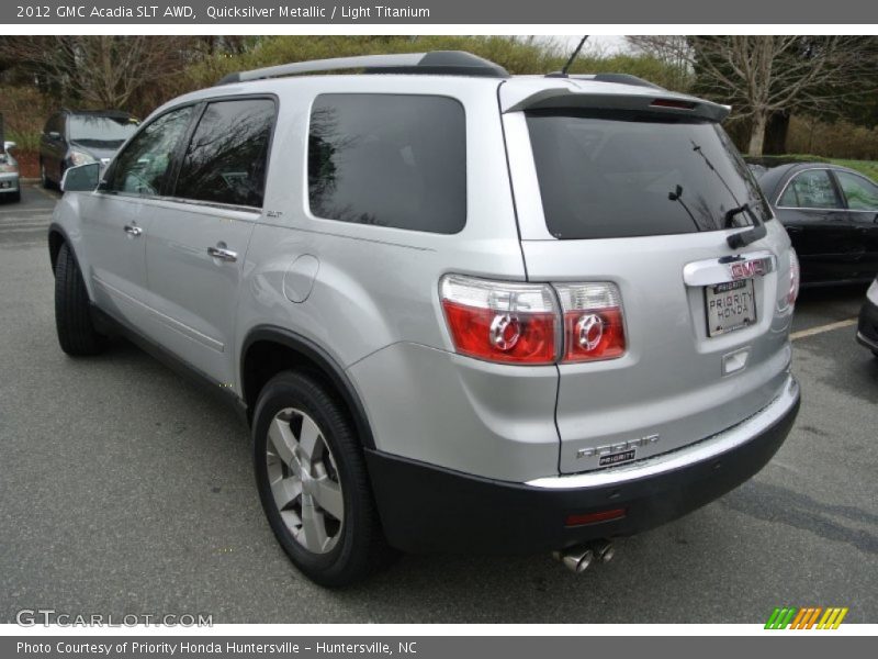 Quicksilver Metallic / Light Titanium 2012 GMC Acadia SLT AWD