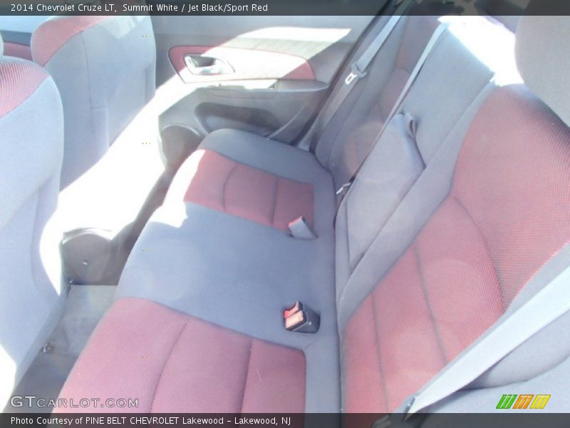 Summit White / Jet Black/Sport Red 2014 Chevrolet Cruze LT
