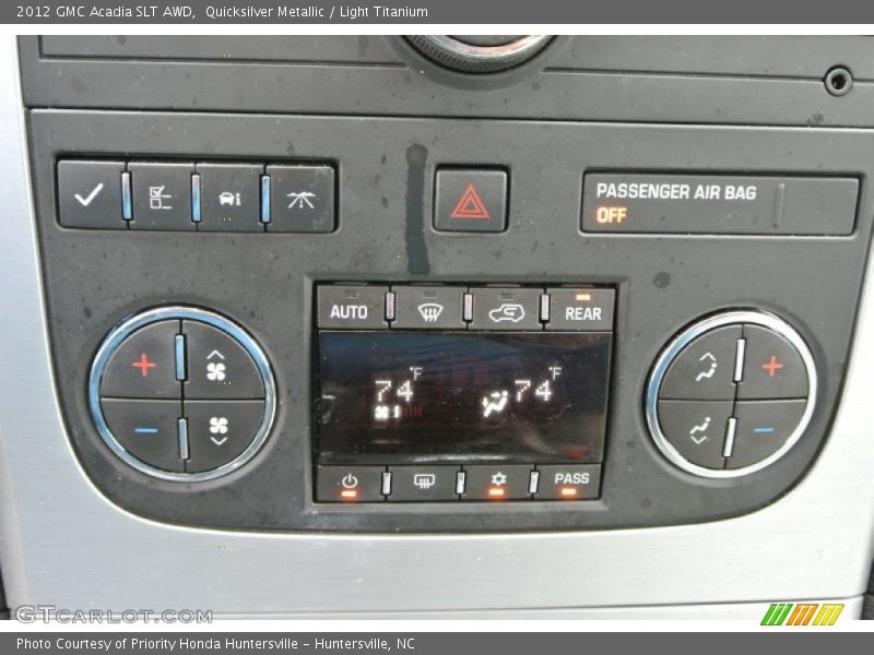 Quicksilver Metallic / Light Titanium 2012 GMC Acadia SLT AWD