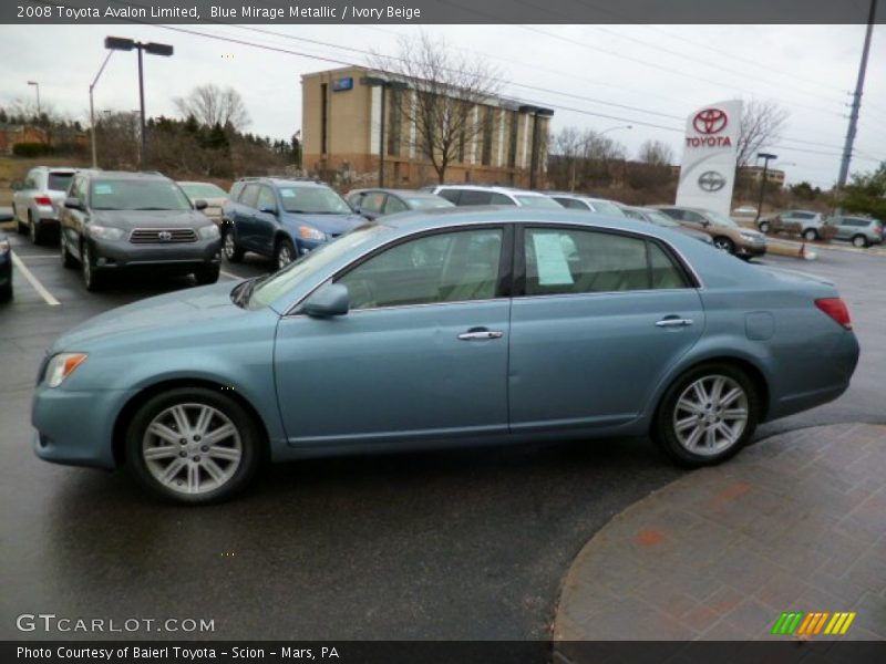 Blue Mirage Metallic / Ivory Beige 2008 Toyota Avalon Limited