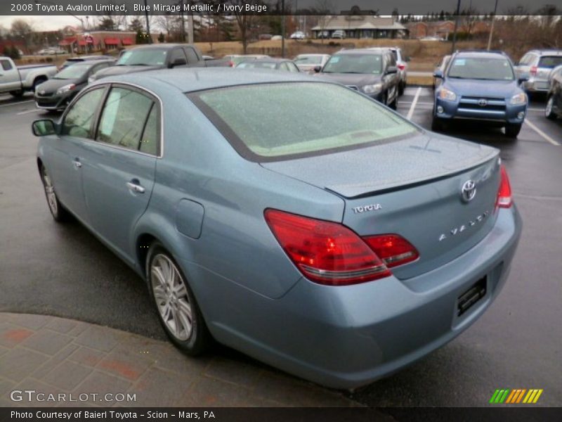 Blue Mirage Metallic / Ivory Beige 2008 Toyota Avalon Limited