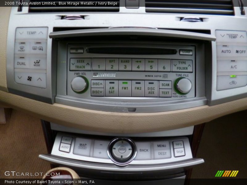 Blue Mirage Metallic / Ivory Beige 2008 Toyota Avalon Limited