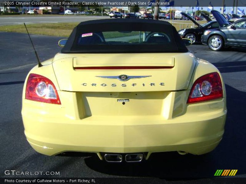  2005 Crossfire Limited Roadster Classic Yellow Pearlcoat