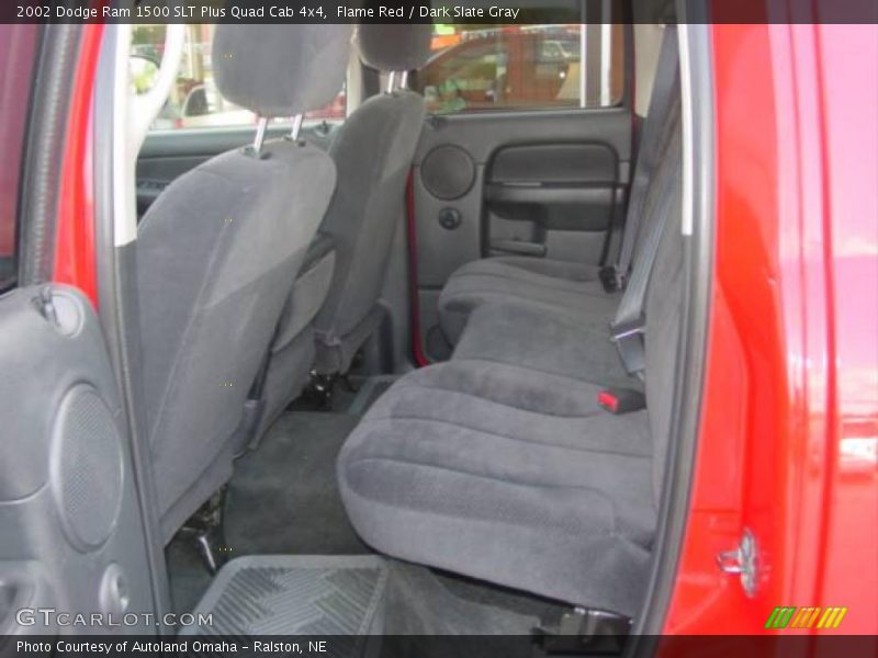 Flame Red / Dark Slate Gray 2002 Dodge Ram 1500 SLT Plus Quad Cab 4x4