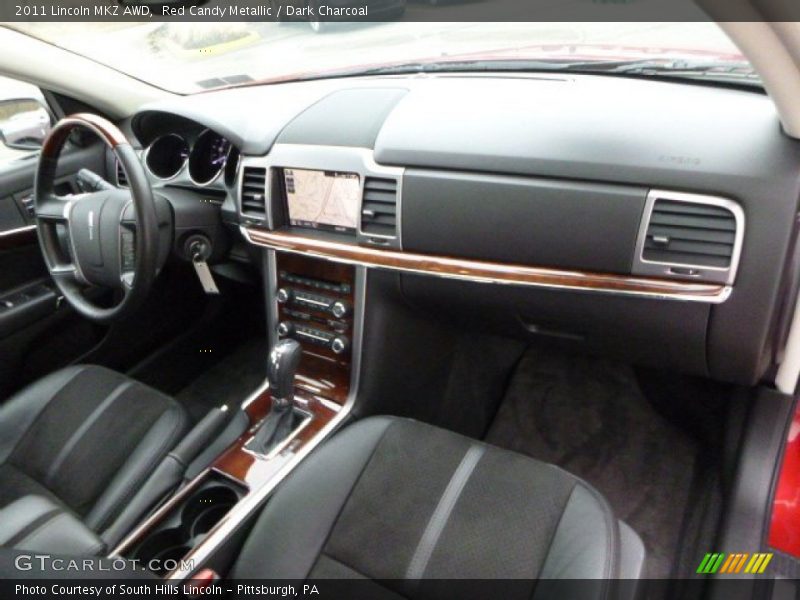 Red Candy Metallic / Dark Charcoal 2011 Lincoln MKZ AWD