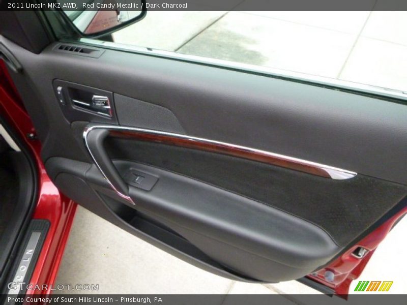 Red Candy Metallic / Dark Charcoal 2011 Lincoln MKZ AWD