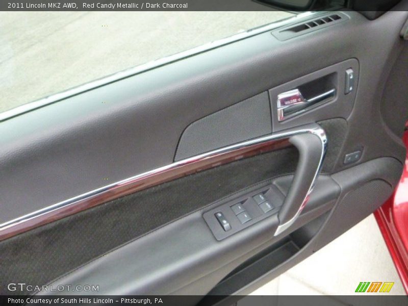 Red Candy Metallic / Dark Charcoal 2011 Lincoln MKZ AWD