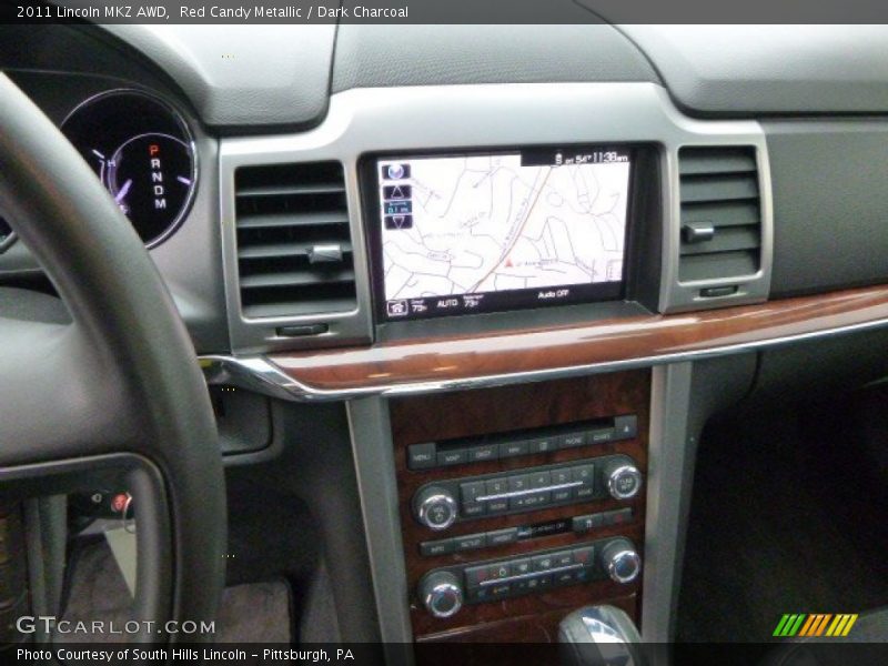 Red Candy Metallic / Dark Charcoal 2011 Lincoln MKZ AWD