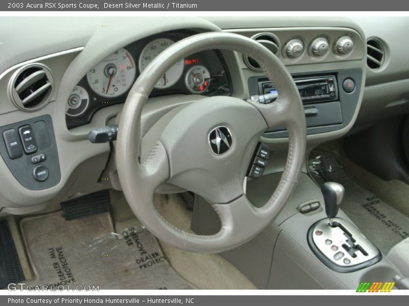 Desert Silver Metallic / Titanium 2003 Acura RSX Sports Coupe