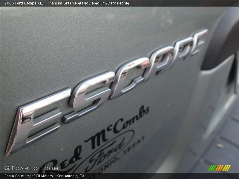 Titanium Green Metallic / Medium/Dark Pebble 2006 Ford Escape XLS