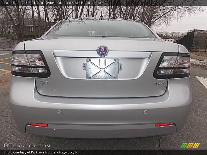 Diamond Silver Metallic / Black 2011 Saab 9-3 2.0T Sport Sedan