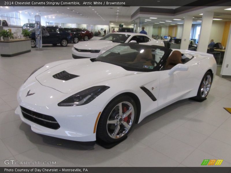 Front 3/4 View of 2014 Corvette Stingray Convertible