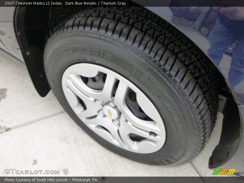 Dark Blue Metallic / Titanium Gray 2007 Chevrolet Malibu LS Sedan