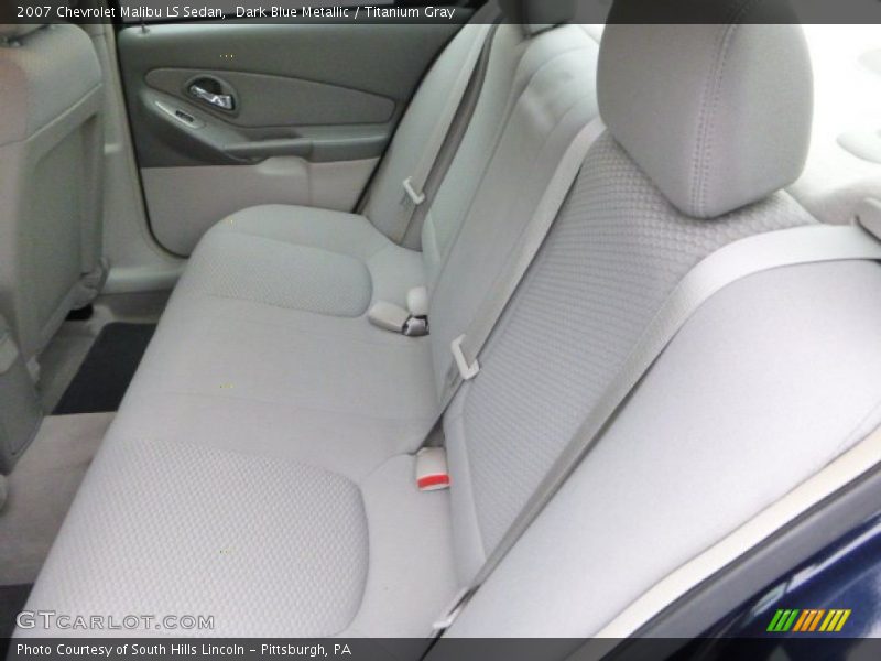 Dark Blue Metallic / Titanium Gray 2007 Chevrolet Malibu LS Sedan