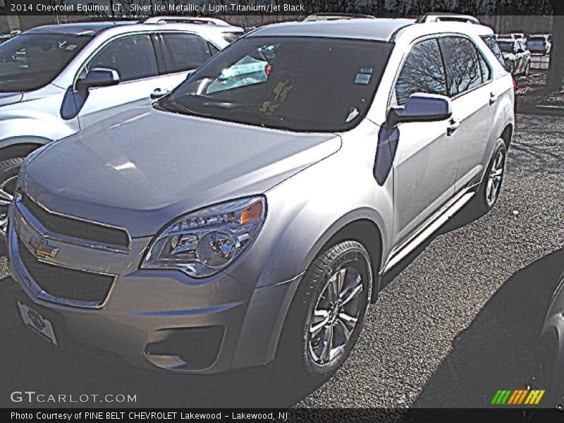 Silver Ice Metallic / Light Titanium/Jet Black 2014 Chevrolet Equinox LT