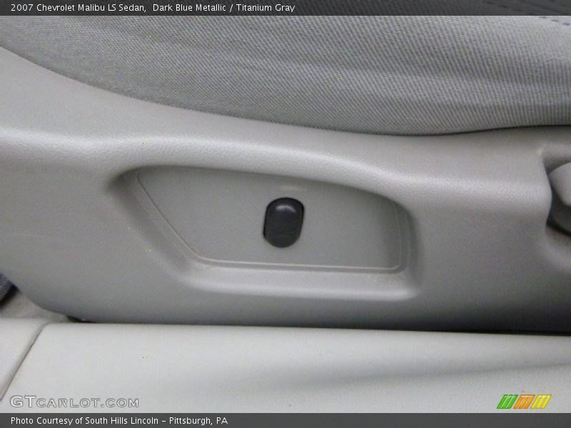 Dark Blue Metallic / Titanium Gray 2007 Chevrolet Malibu LS Sedan