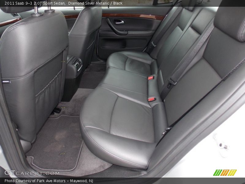 Rear Seat of 2011 9-3 2.0T Sport Sedan