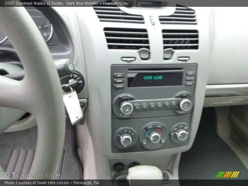 Dark Blue Metallic / Titanium Gray 2007 Chevrolet Malibu LS Sedan