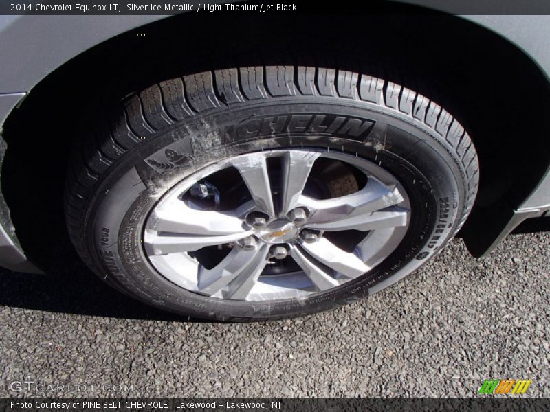Silver Ice Metallic / Light Titanium/Jet Black 2014 Chevrolet Equinox LT