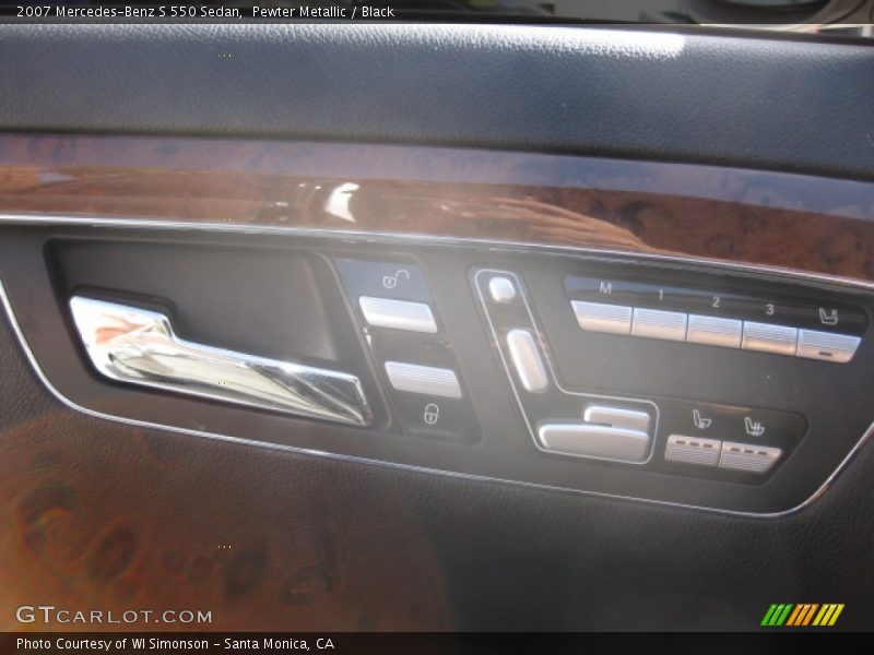 Pewter Metallic / Black 2007 Mercedes-Benz S 550 Sedan