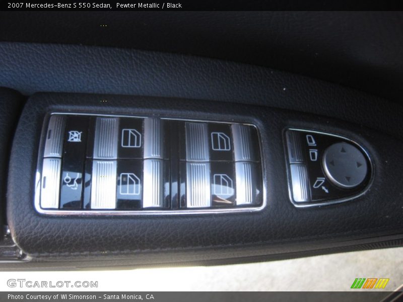 Pewter Metallic / Black 2007 Mercedes-Benz S 550 Sedan