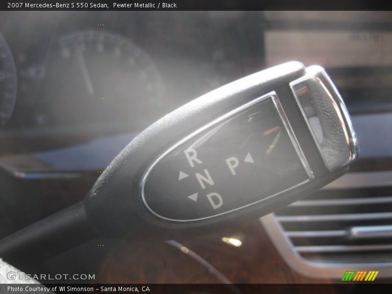 Pewter Metallic / Black 2007 Mercedes-Benz S 550 Sedan