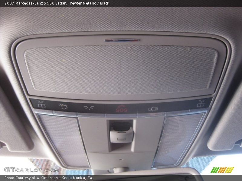Pewter Metallic / Black 2007 Mercedes-Benz S 550 Sedan