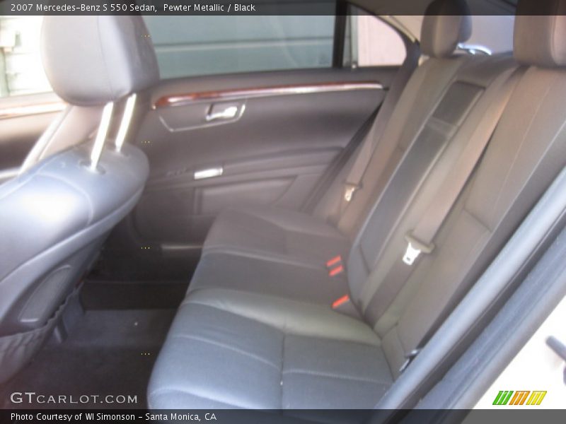 Pewter Metallic / Black 2007 Mercedes-Benz S 550 Sedan