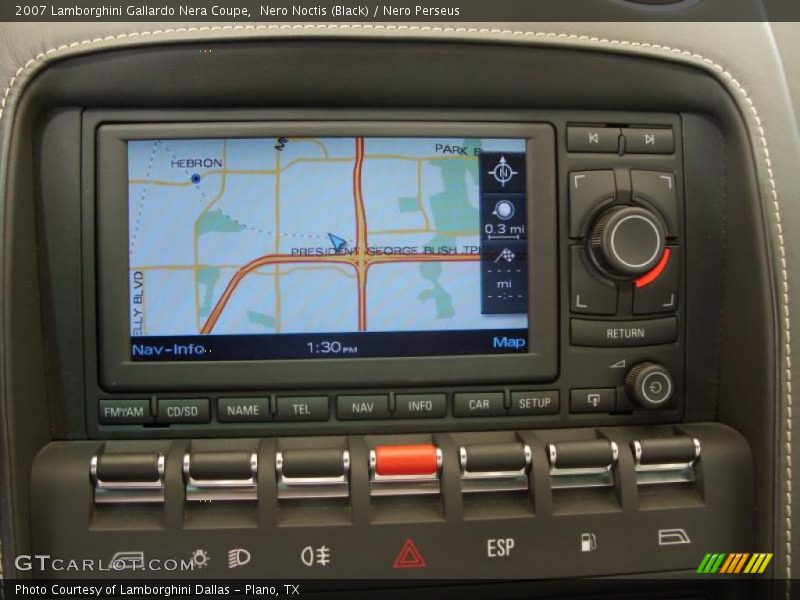 Navigation of 2007 Gallardo Nera Coupe