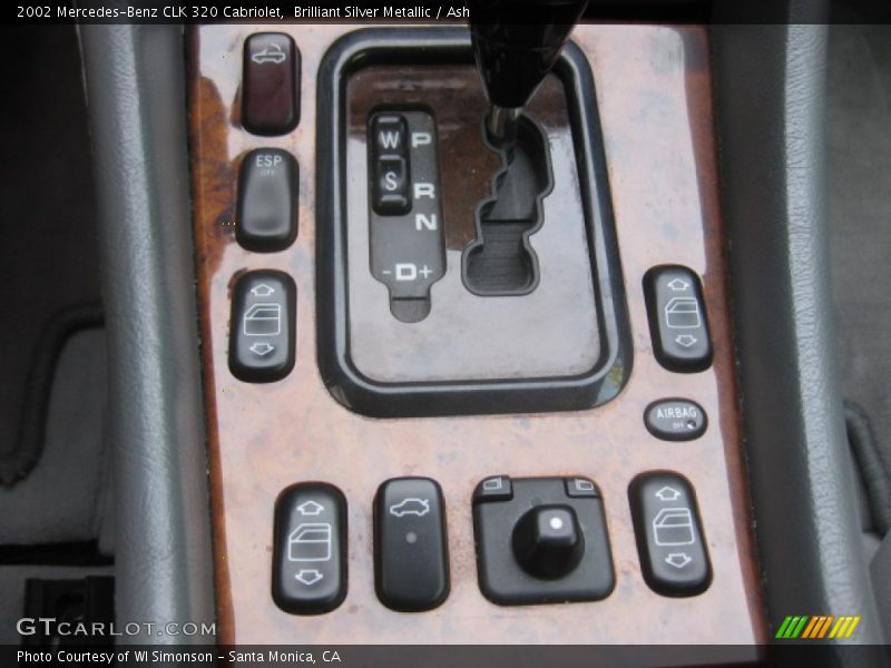 Brilliant Silver Metallic / Ash 2002 Mercedes-Benz CLK 320 Cabriolet