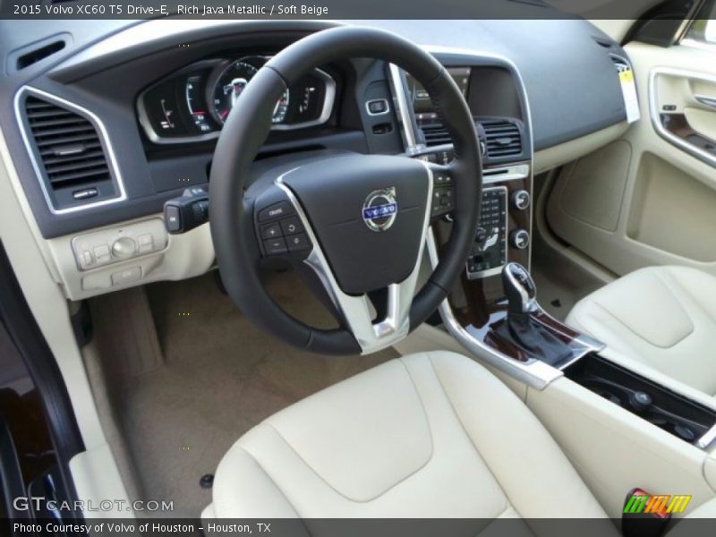  2015 XC60 T5 Drive-E Soft Beige Interior