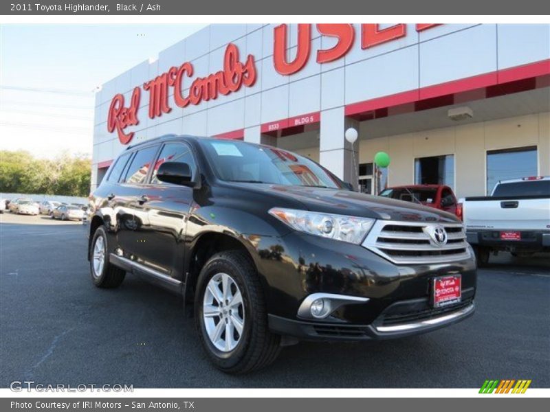 Black / Ash 2011 Toyota Highlander