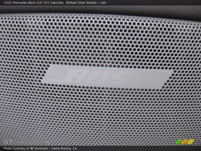 Brilliant Silver Metallic / Ash 2002 Mercedes-Benz CLK 320 Cabriolet