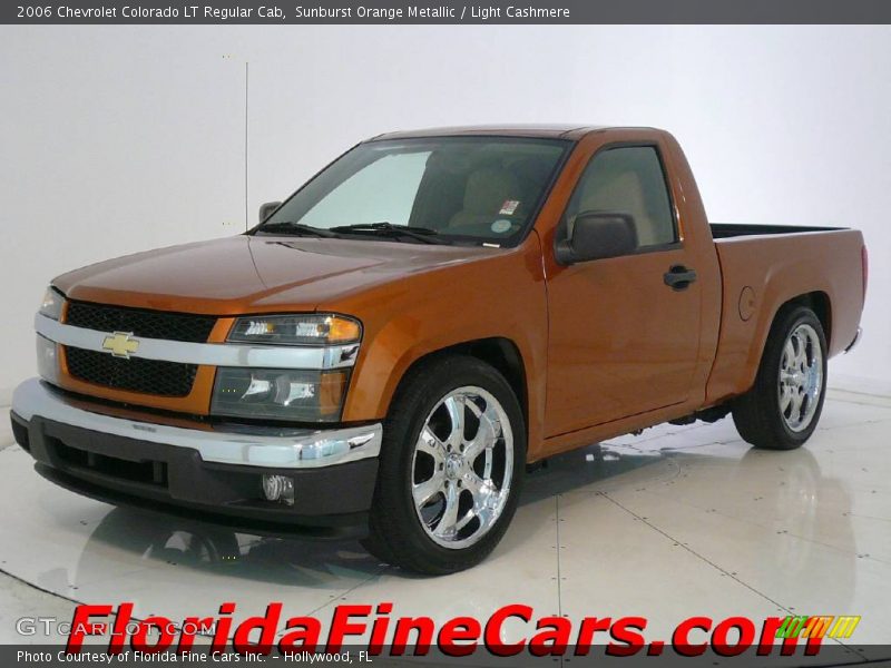 Sunburst Orange Metallic / Light Cashmere 2006 Chevrolet Colorado LT Regular Cab