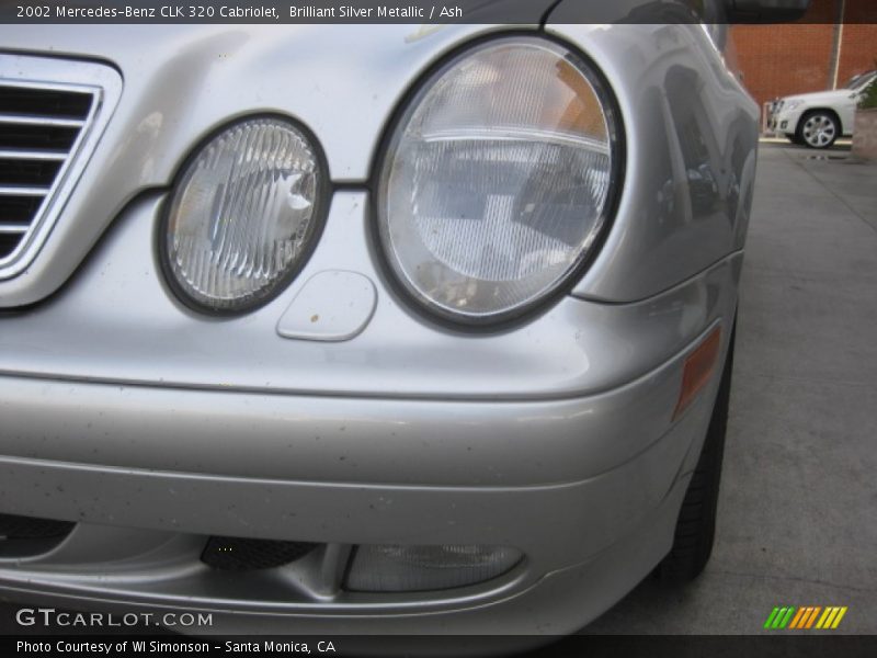 Brilliant Silver Metallic / Ash 2002 Mercedes-Benz CLK 320 Cabriolet