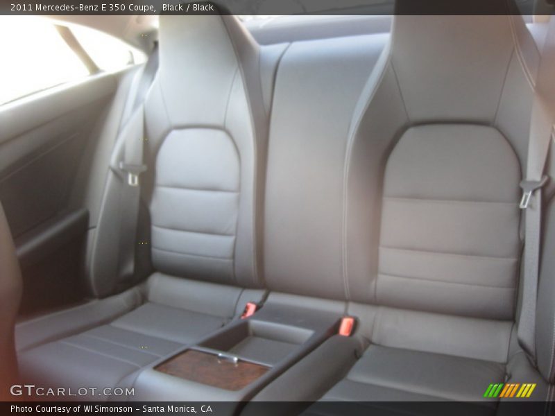 Black / Black 2011 Mercedes-Benz E 350 Coupe