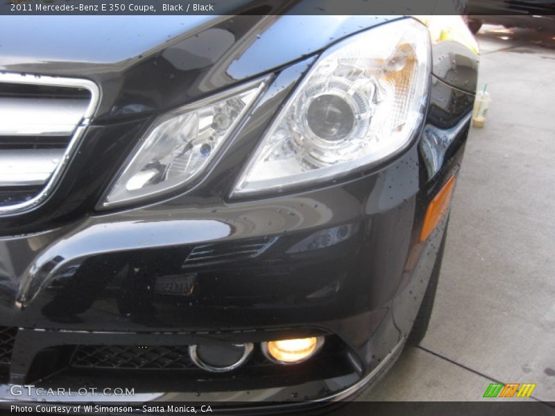 Black / Black 2011 Mercedes-Benz E 350 Coupe