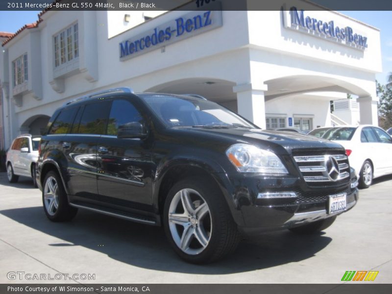 Black / Black 2011 Mercedes-Benz GL 550 4Matic