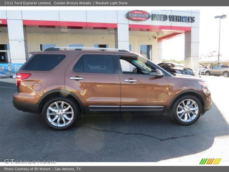 Golden Bronze Metallic / Medium Light Stone 2012 Ford Explorer Limited