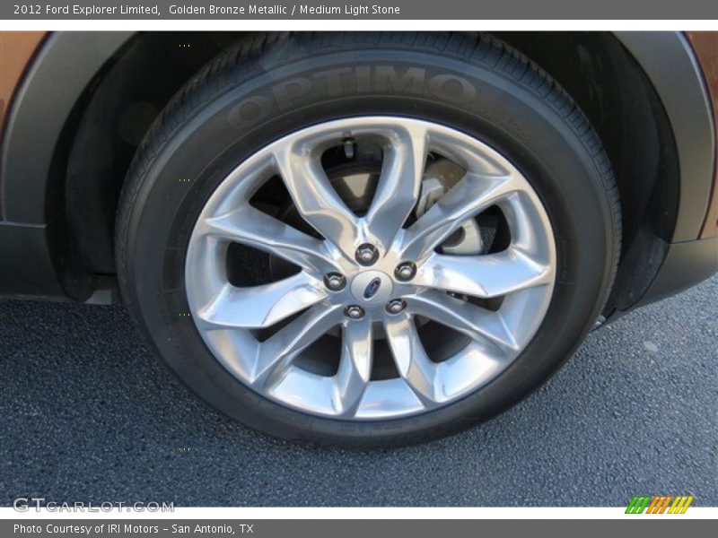 Golden Bronze Metallic / Medium Light Stone 2012 Ford Explorer Limited