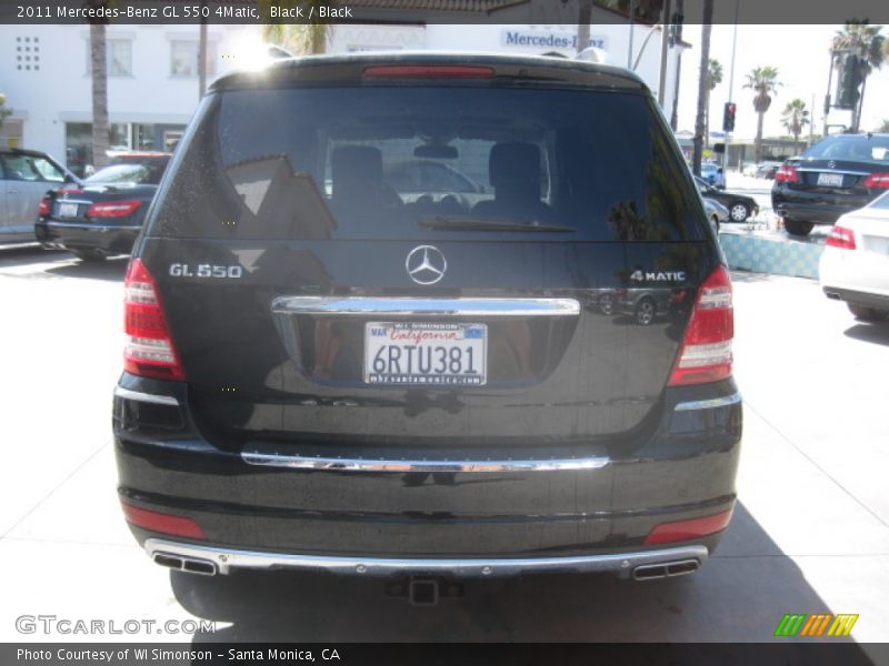 Black / Black 2011 Mercedes-Benz GL 550 4Matic