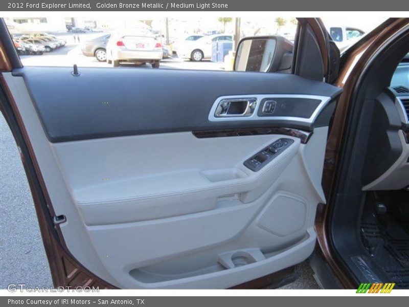 Golden Bronze Metallic / Medium Light Stone 2012 Ford Explorer Limited