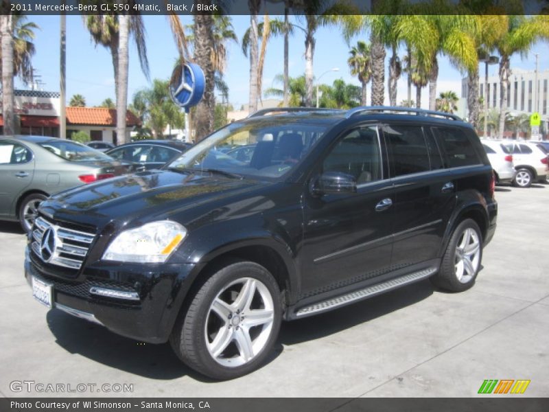 Black / Black 2011 Mercedes-Benz GL 550 4Matic